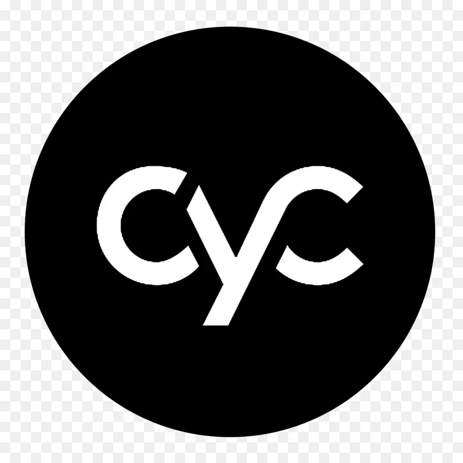 Logotipo De Cyc，Círculo Negro PNG