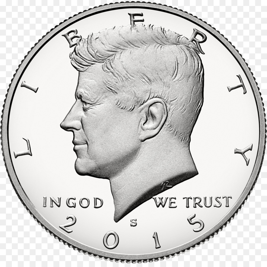 Medio Dólar，Kennedy Half Dollar PNG