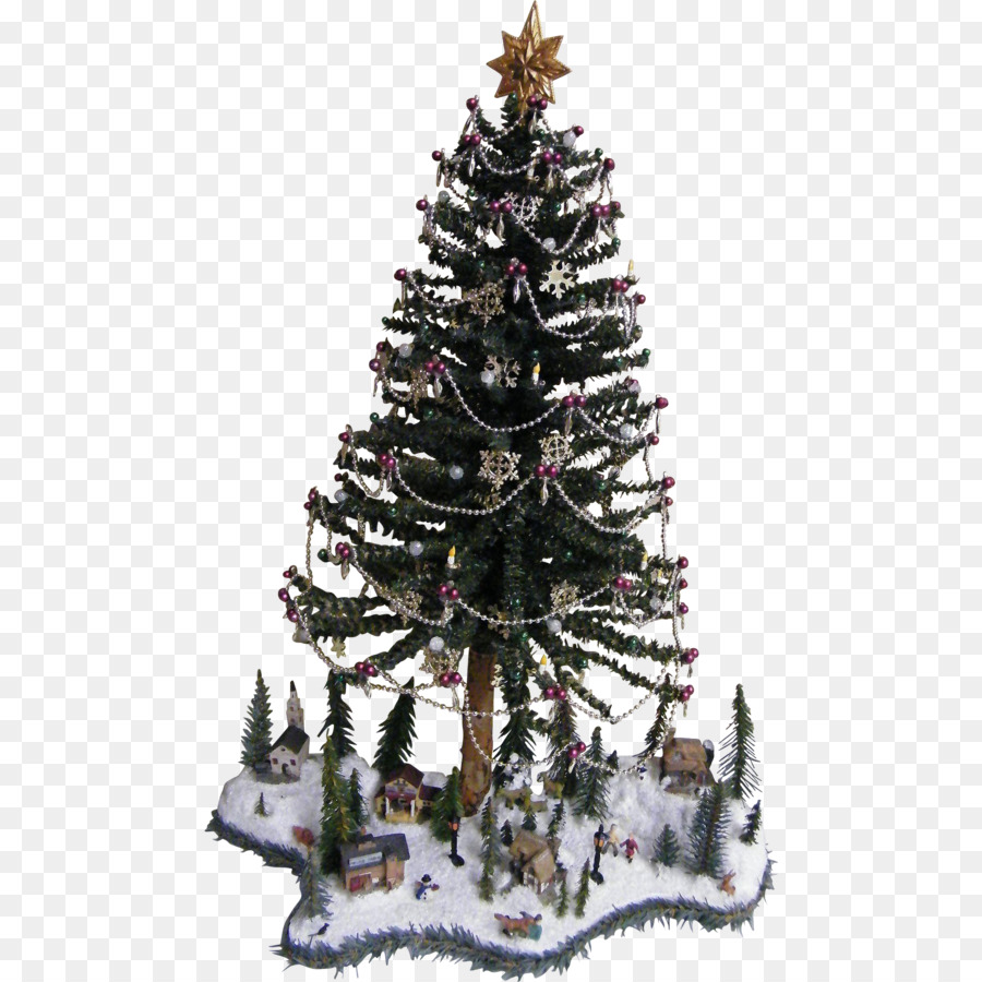 árbol De Navidad，Pueblo De Navidad PNG