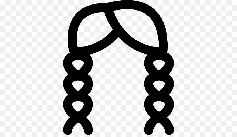 Trenzas，Negro PNG