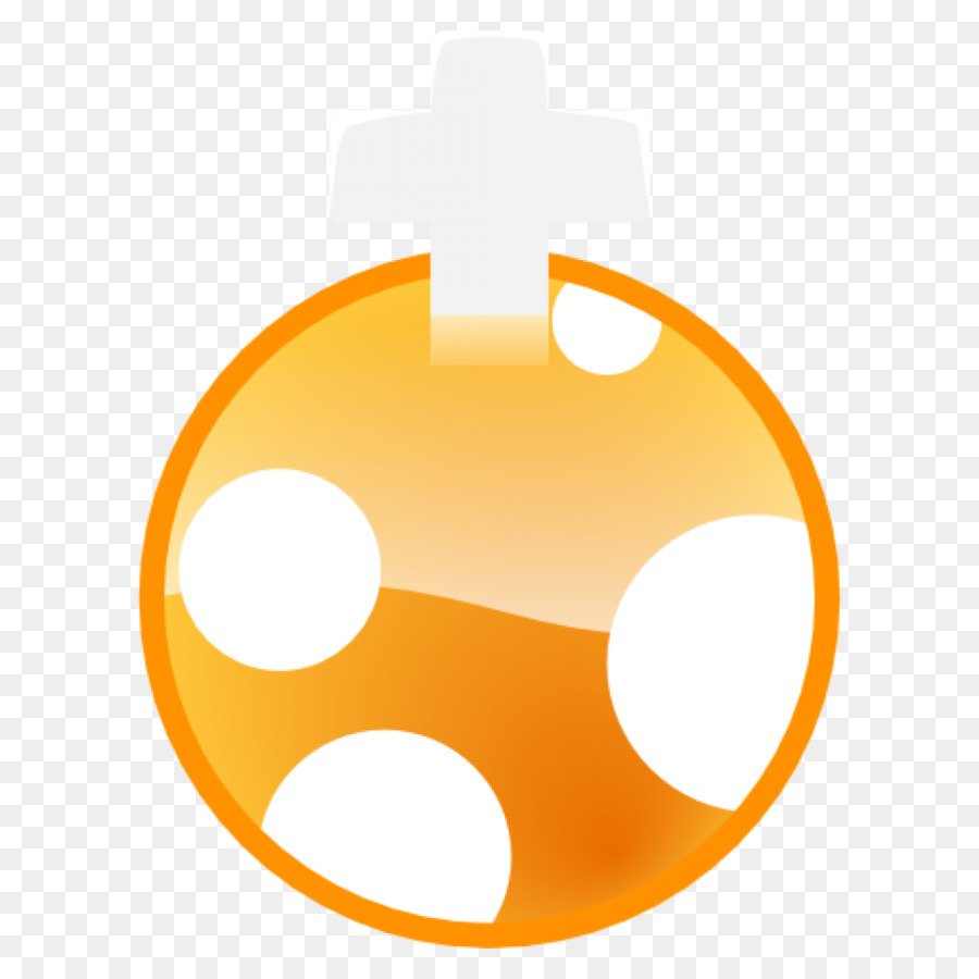 Adorno Naranja，Navidad PNG