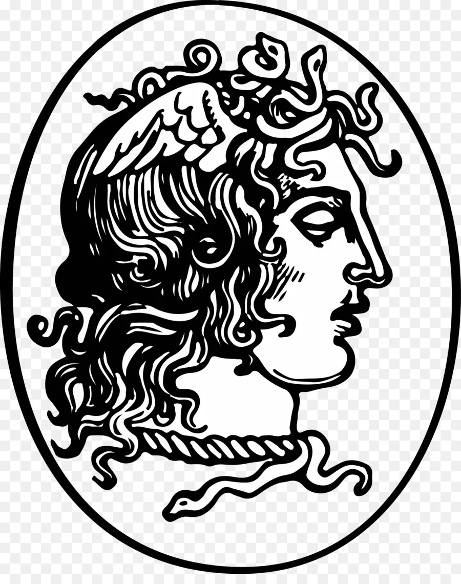 Medusa，La Mitología Griega PNG