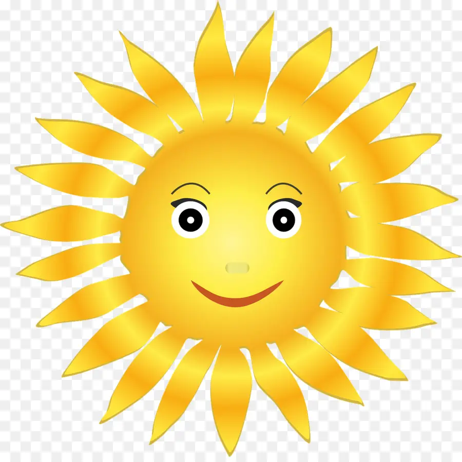 Sol Sonriente，Luz Solar PNG