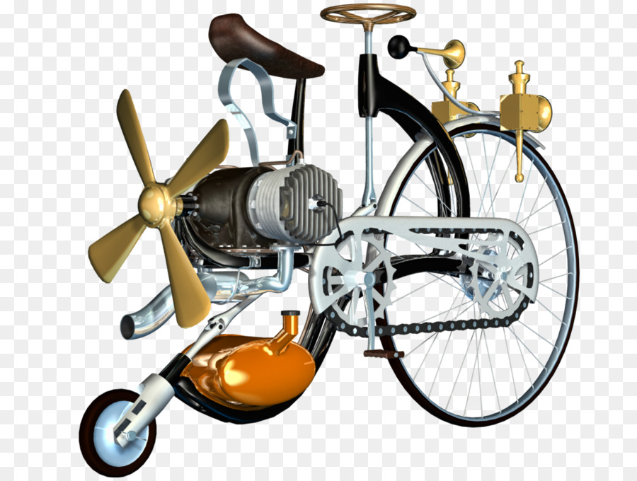 Bicicleta Steampunk，Bicicleta PNG