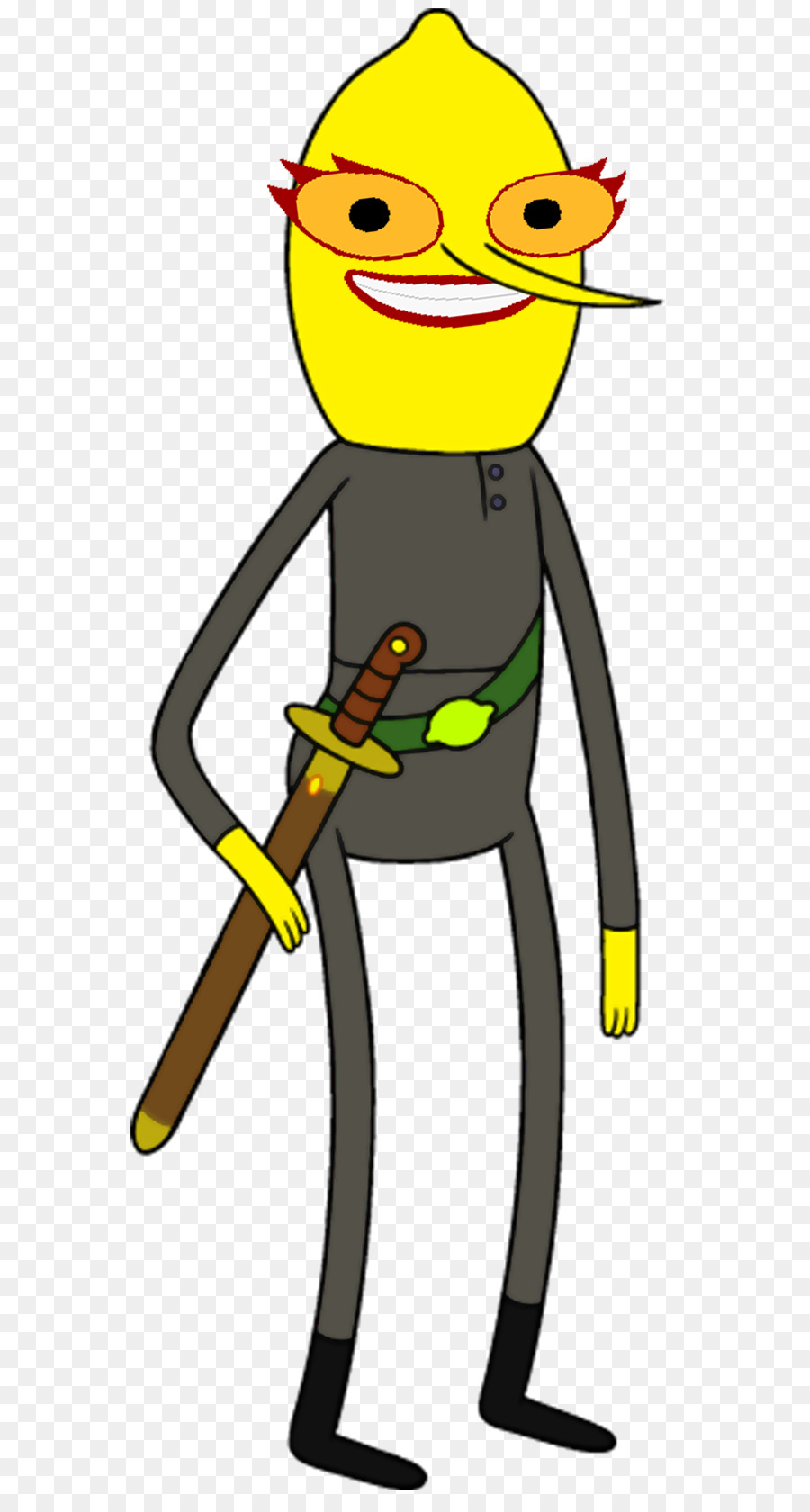 Carácter Amarillo，Espada PNG