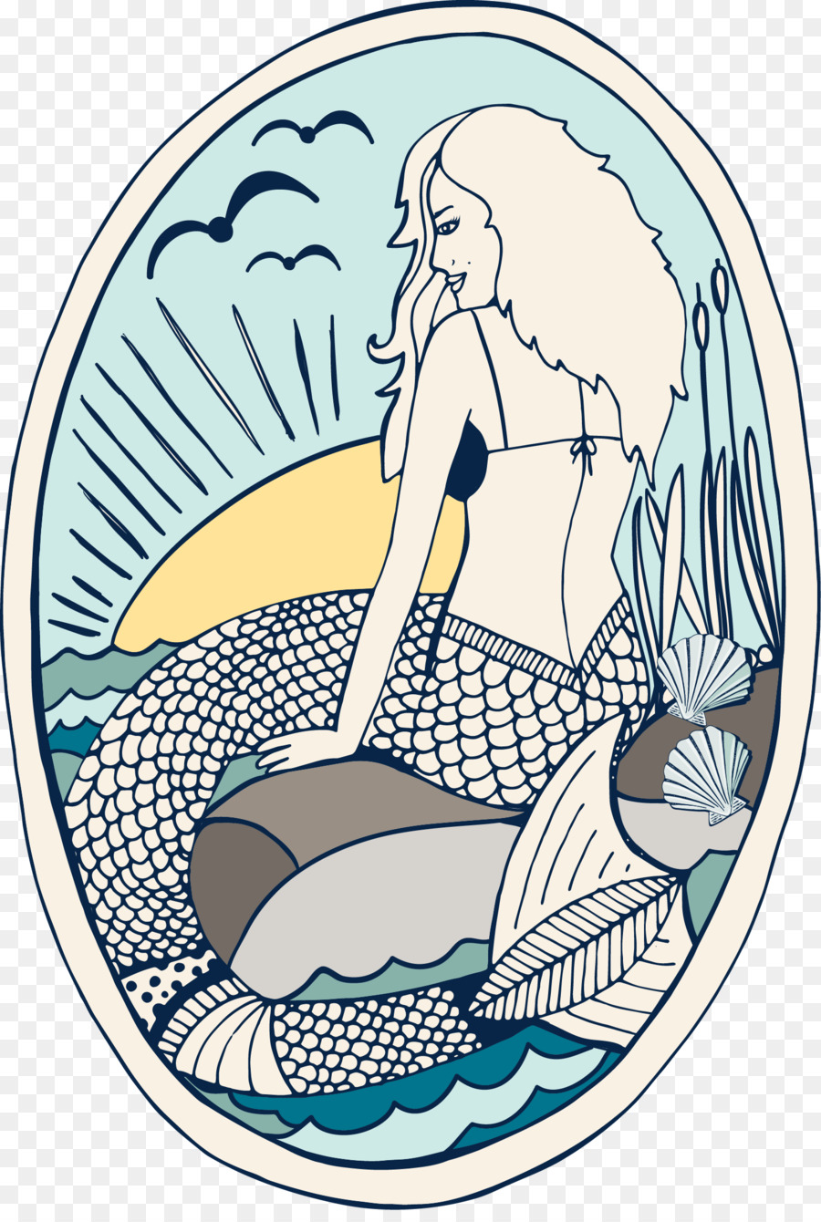 Arte，Sirena PNG