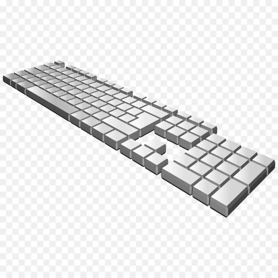 Teclado 3d，Teclado PNG