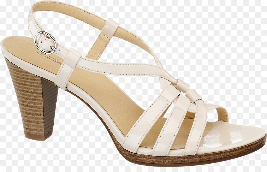 Sandalia Blanca，Zapato PNG