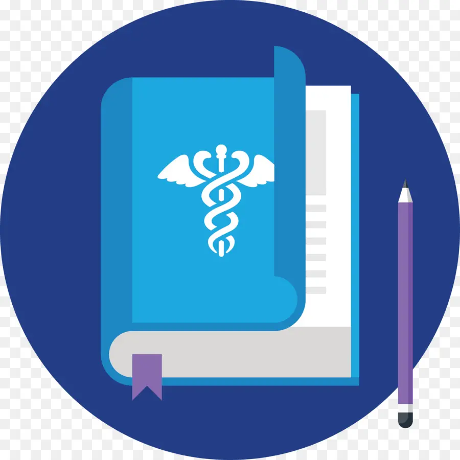 Libro Medico，Libro Azul PNG