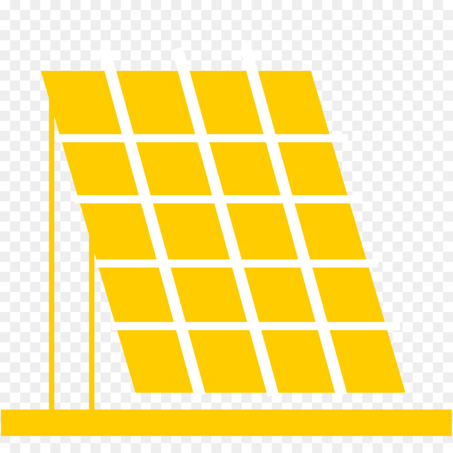 Panel Solar，Amarillo PNG