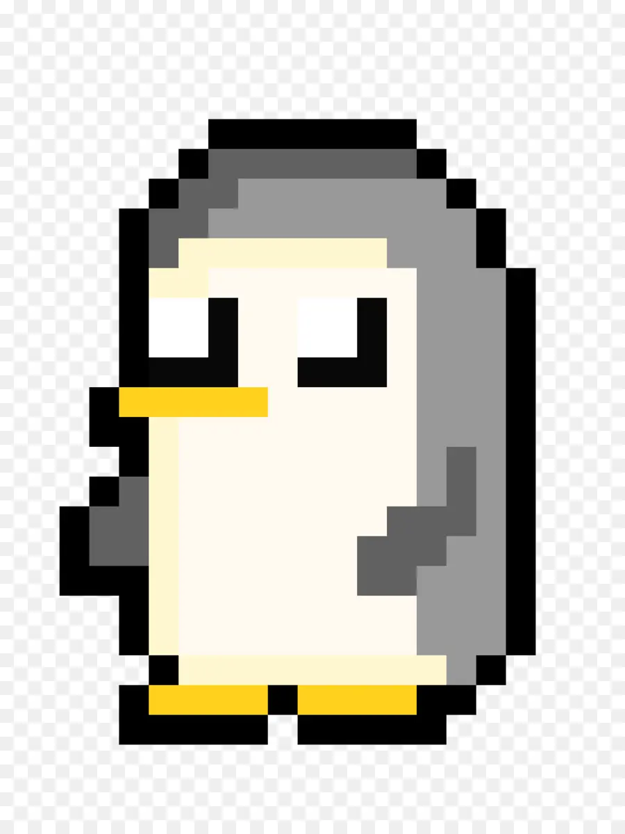 Pingüino Píxel，Píxel PNG