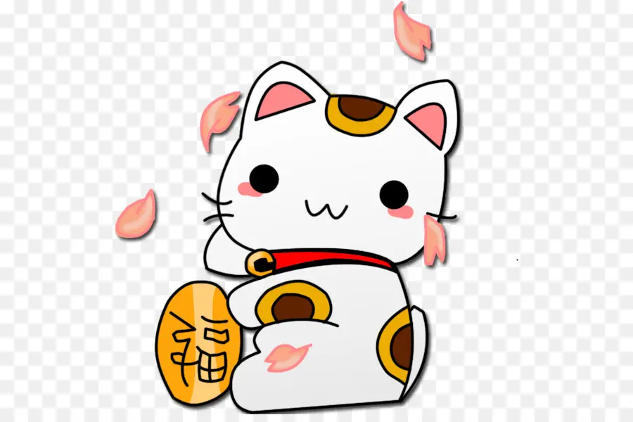 Maneki Neko，Gato Afortunado PNG