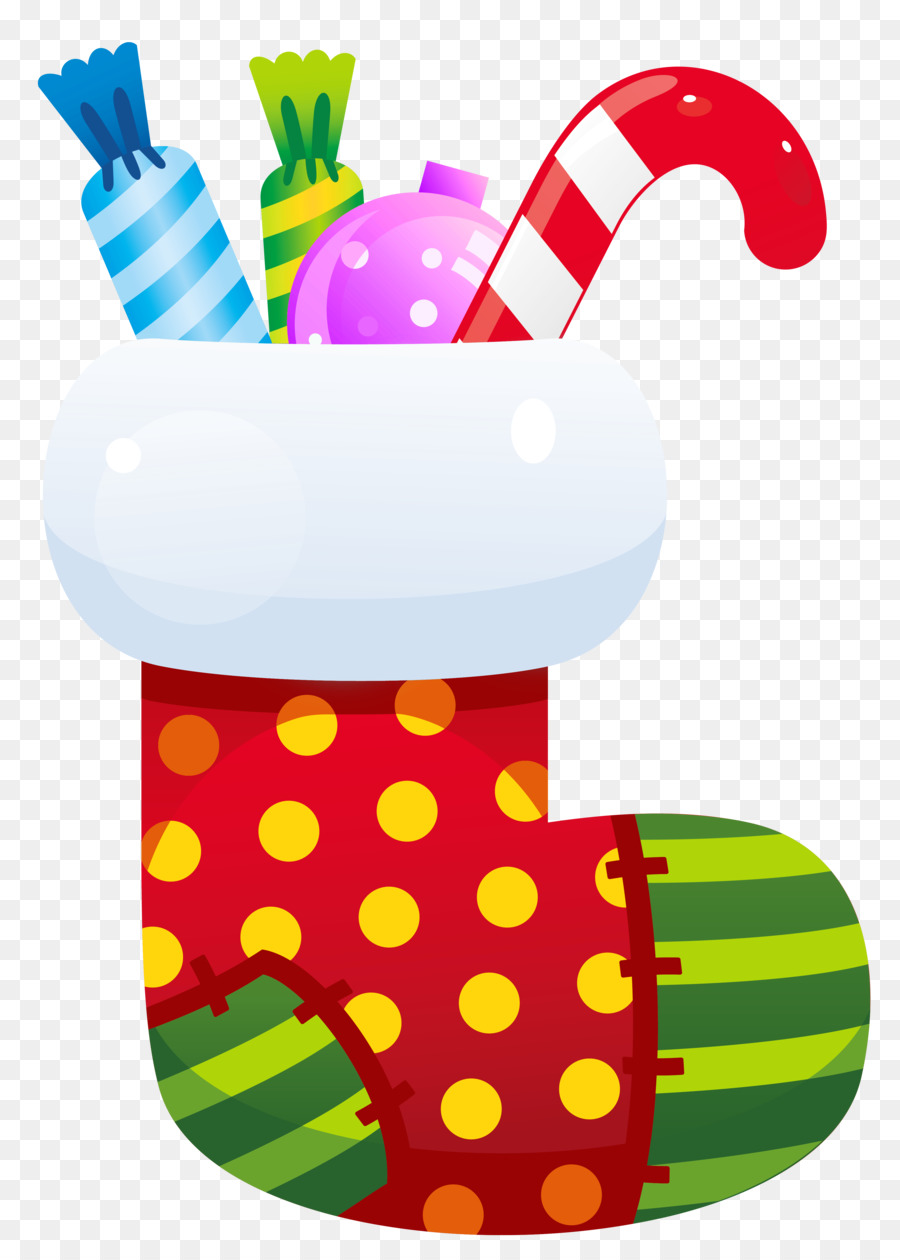 Calcetín De Navidad，Dulce PNG