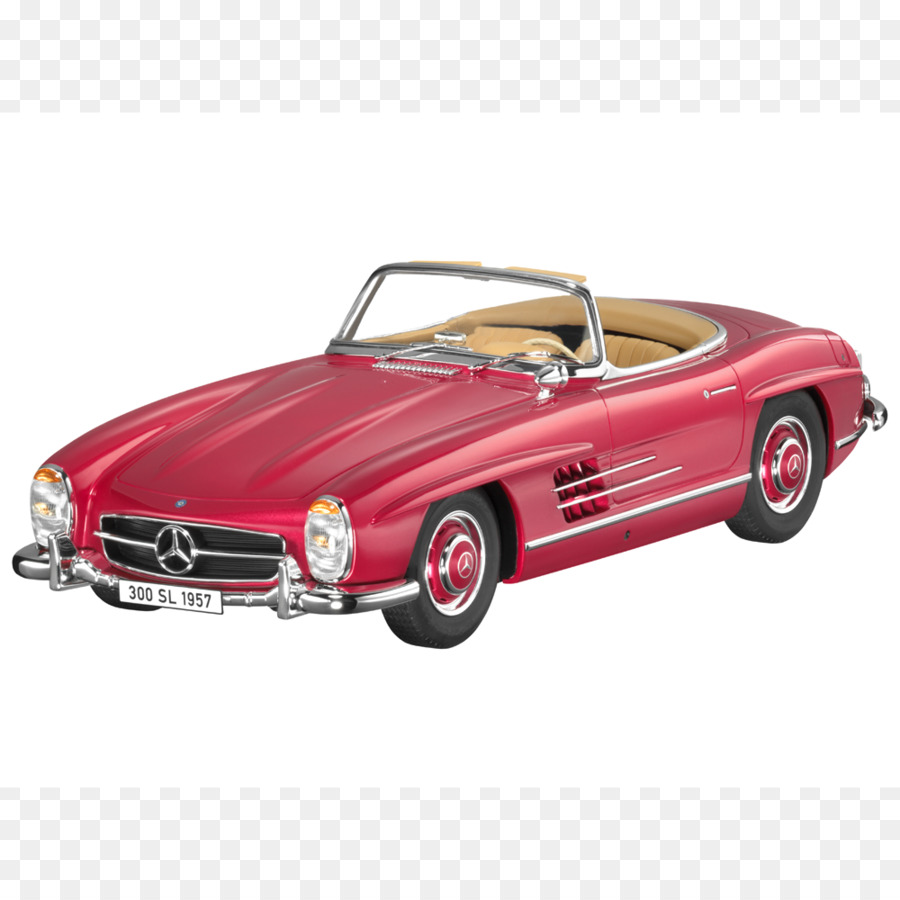 Coche Descapotable Rojo，Mercedes PNG