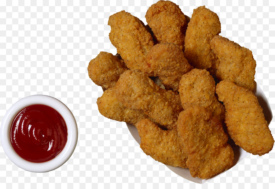 Nuggets De Pollo，Frito PNG