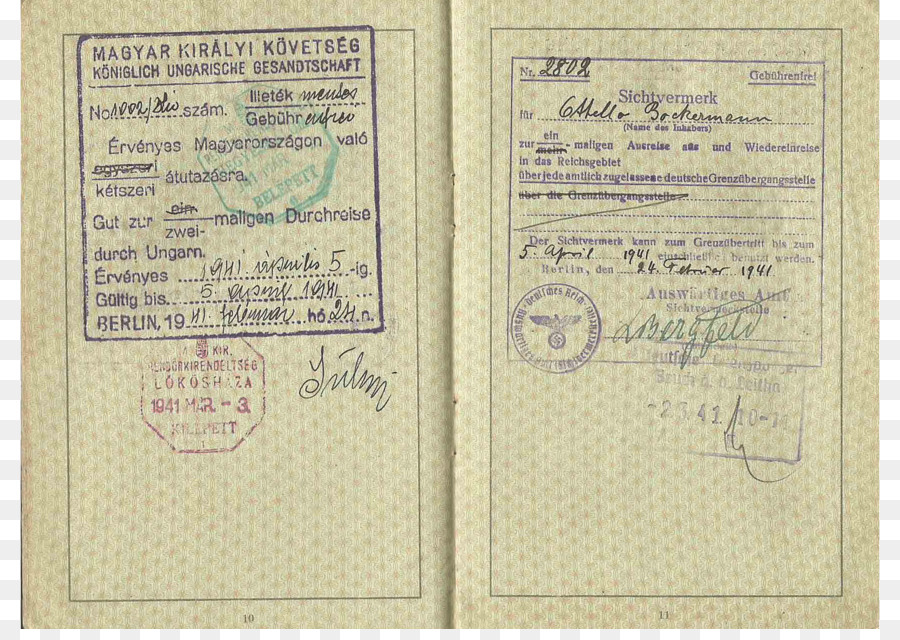 Pasaporte，Sellos PNG