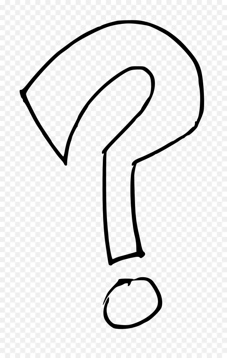 Signo De Interrogación，Dibujo PNG