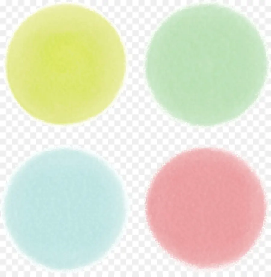 Círculos De Colores，Pastel PNG