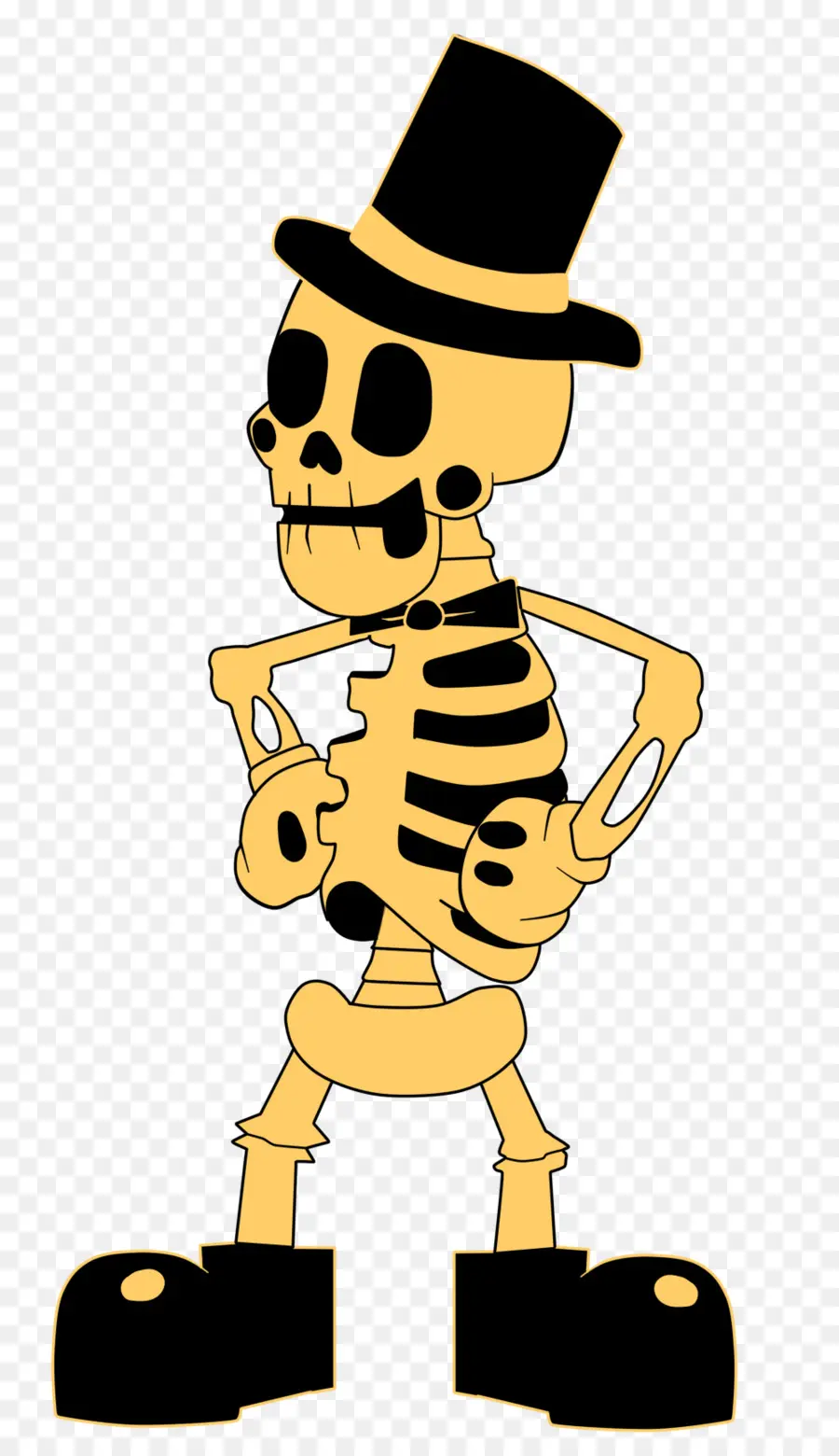 Bendy Y La Tinta De La Máquina，Spooky Scary Esqueletos PNG