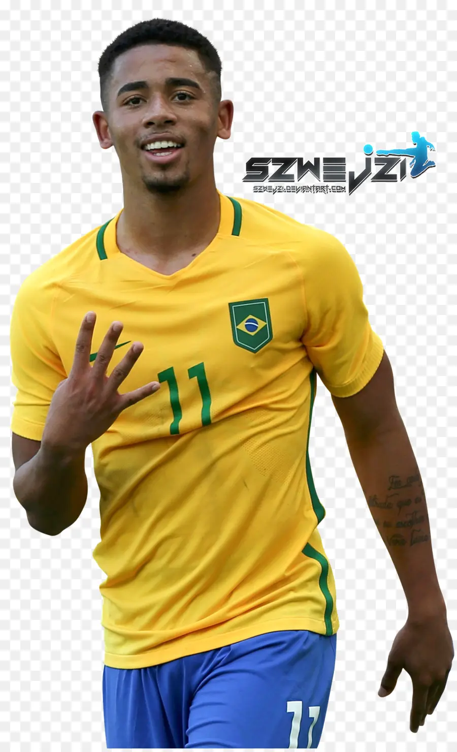 Gabriel Jesús，Pro Evolution Soccer 2017 PNG