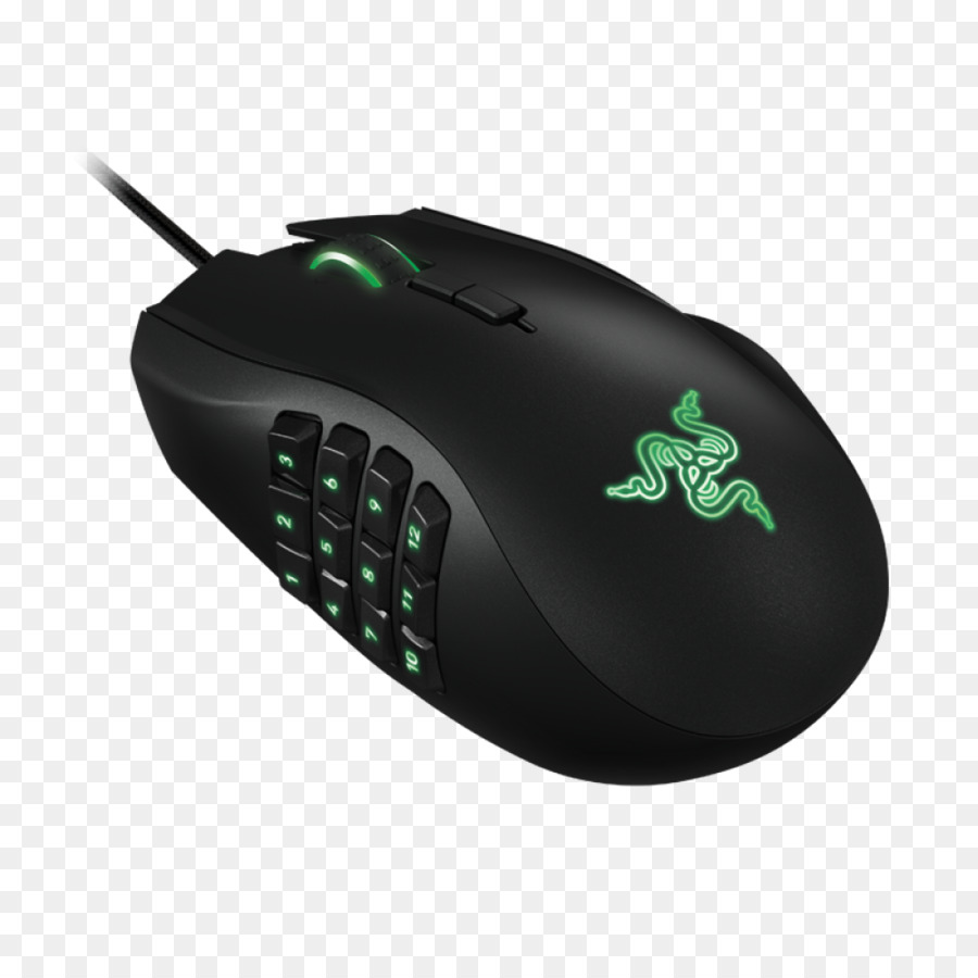 El Ratón De La Computadora，Razer Naga PNG