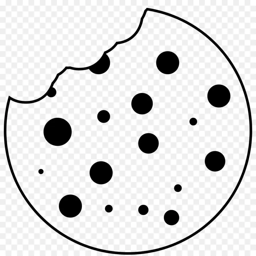 En Blanco Y Negro De La Galleta，Galletas De Chispas De Chocolate PNG