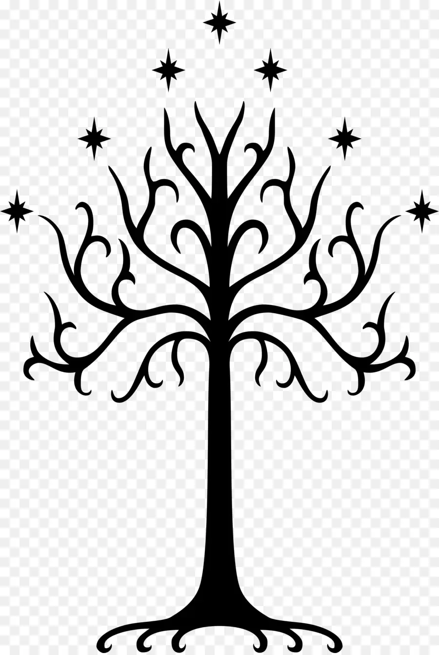 El Señor De Los Anillos，árbol Blanco De Gondor PNG