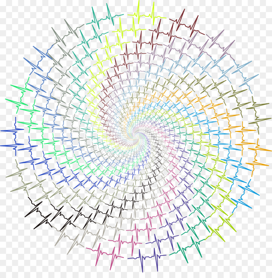 Espiral Colorida，Diseño PNG