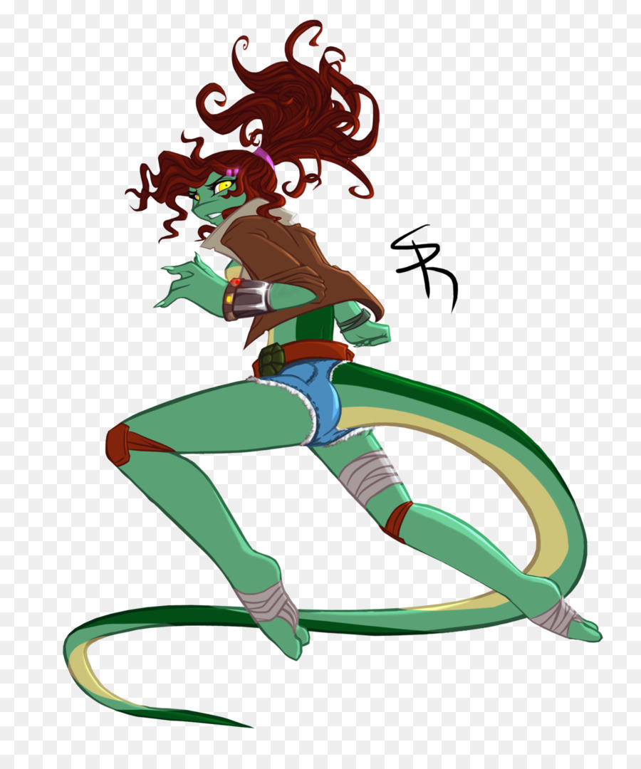 Personaje De Lagarto Verde，Correr PNG