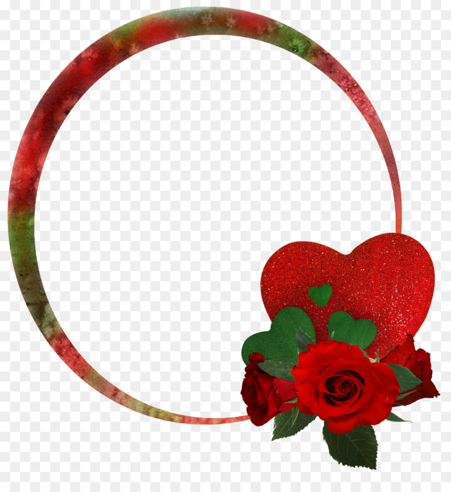 Corazón Y Rosas，Círculo PNG