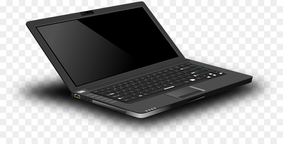 Laptop Negra，Teclado PNG