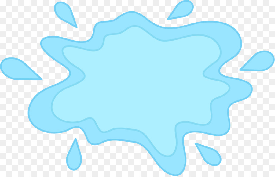 Chapoteo，Azul PNG