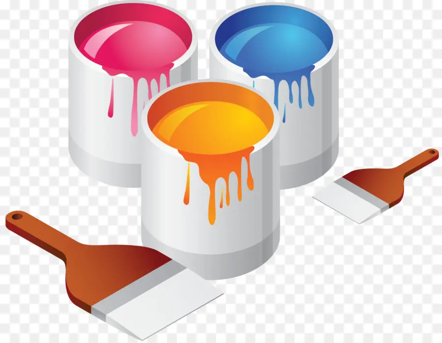 Latas De Pintura，Pintar PNG