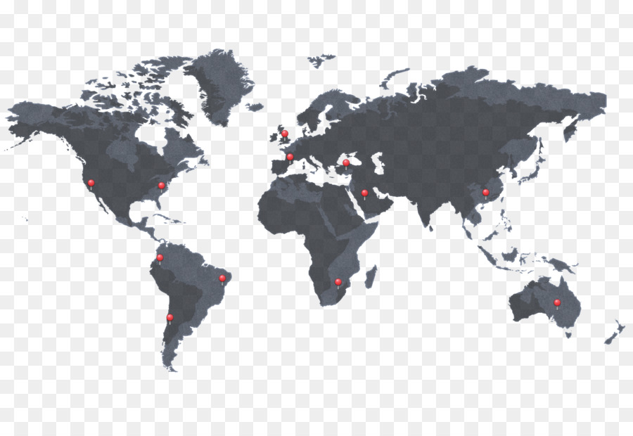 Mapa Mundial，Continentes PNG