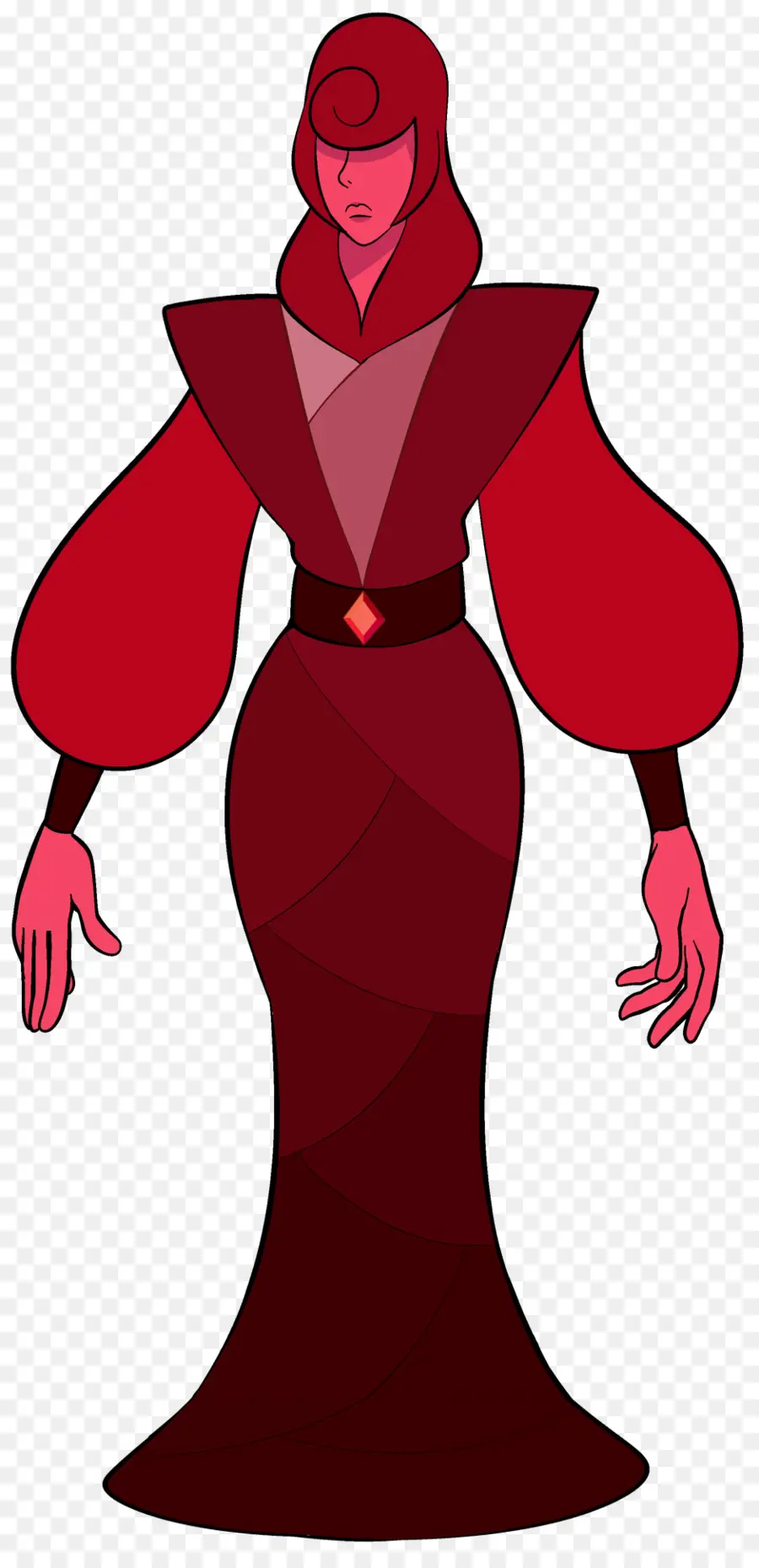 Personaje Vestido De Rojo，Vestido Rojo PNG