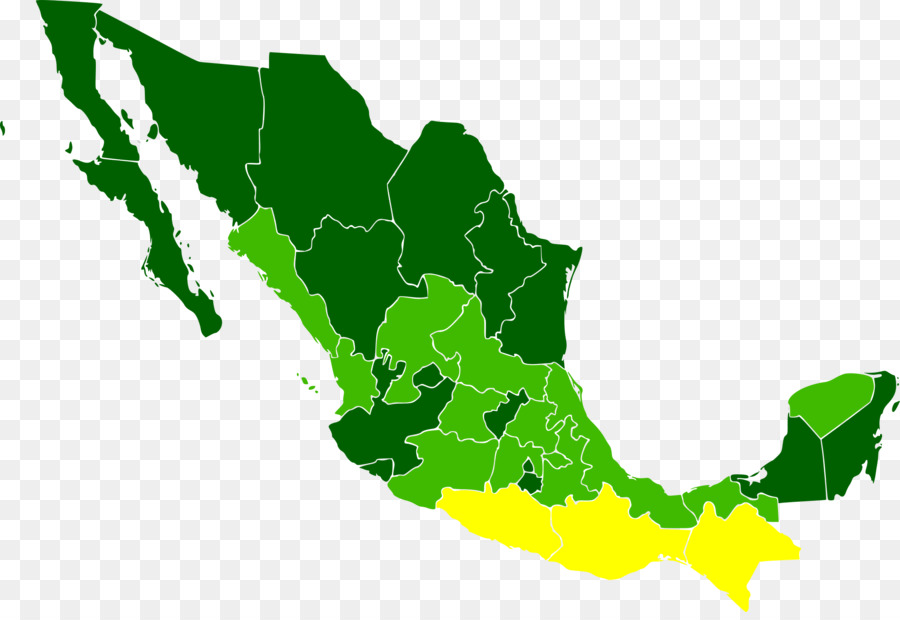 Mapa De México，País PNG