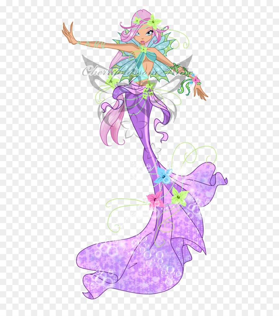 Personaje De Sirena，Animado PNG