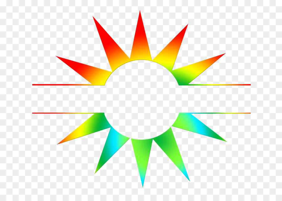 Sol Colorido，Resplandor Solar PNG