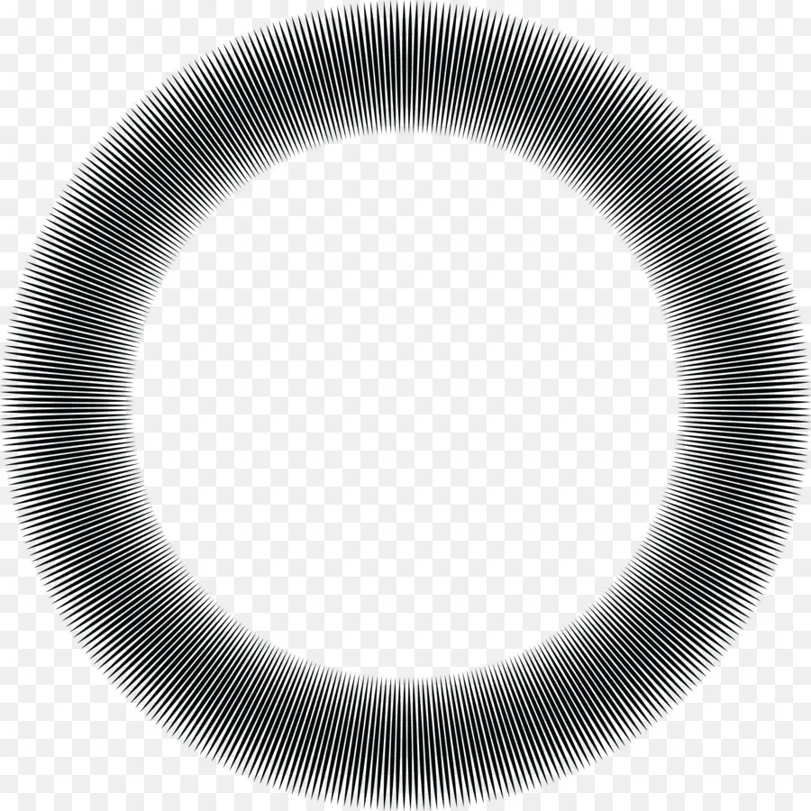 Patrón Circular，Negro PNG