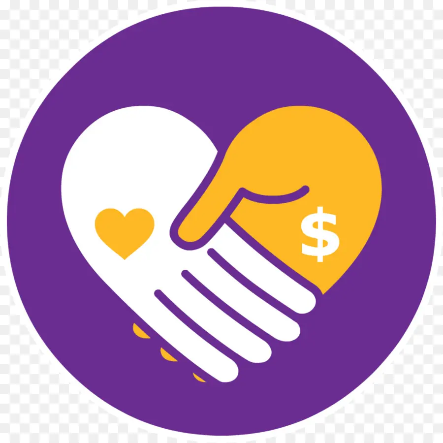 Icono De Corazón Y Mano，Donación PNG