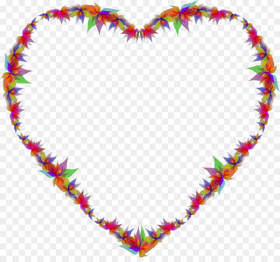 Corazón，Flor PNG