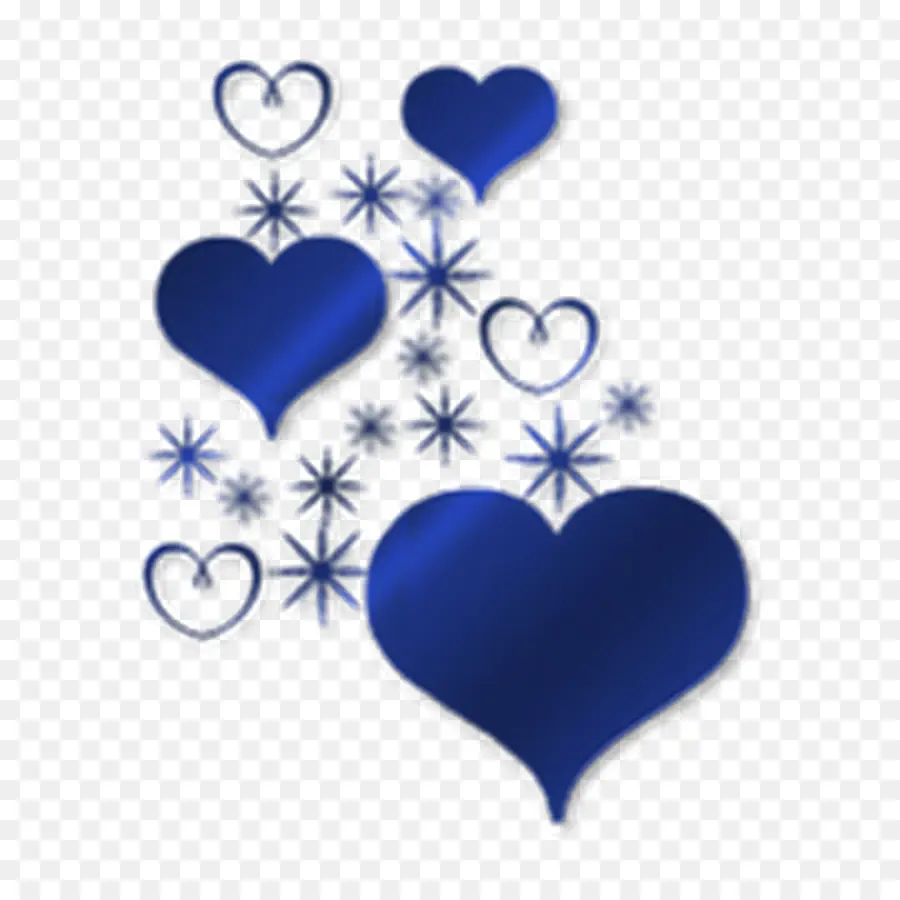 Corazones Azules，Amar PNG