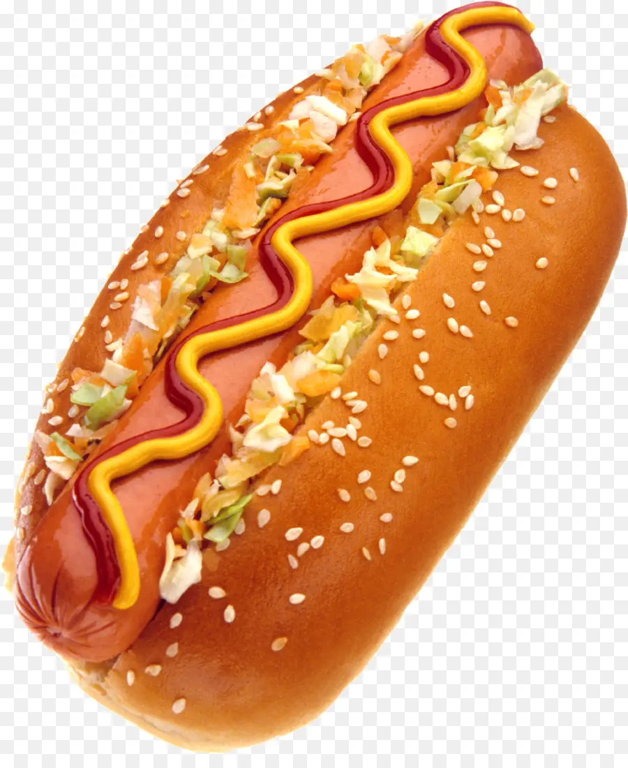 Hot Dog Con Mostaza，Sándwich PNG