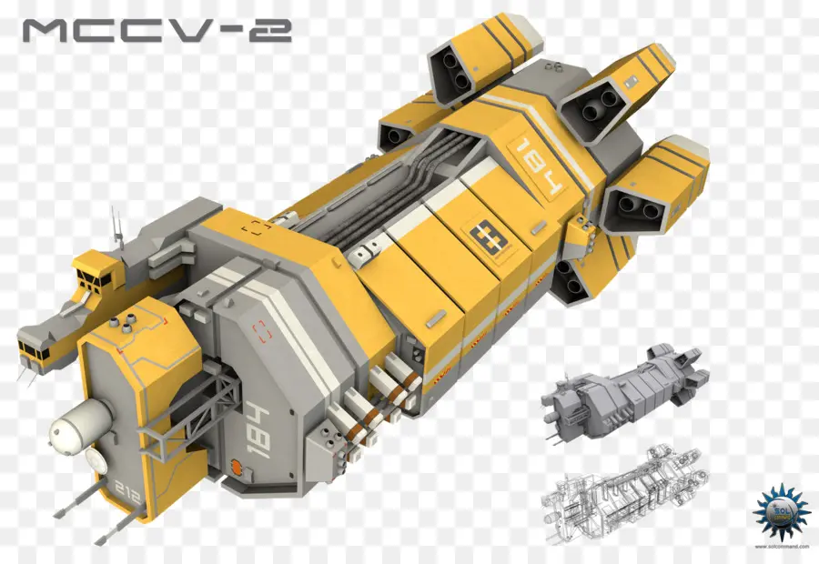 Nave Espacial Amarilla，Astronave PNG