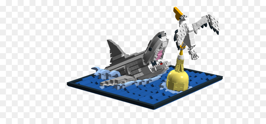 Lego Tiburón Y Pájaro，Bloques PNG