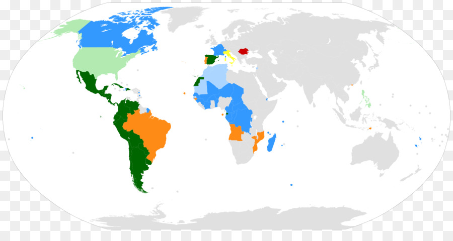 Mapa Mundial，Países PNG