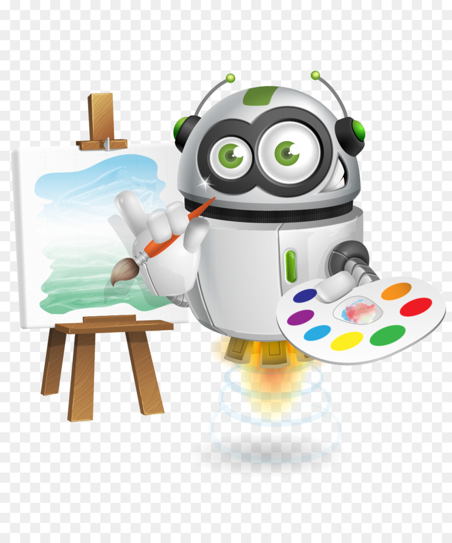 Pintor Robot，Arte PNG