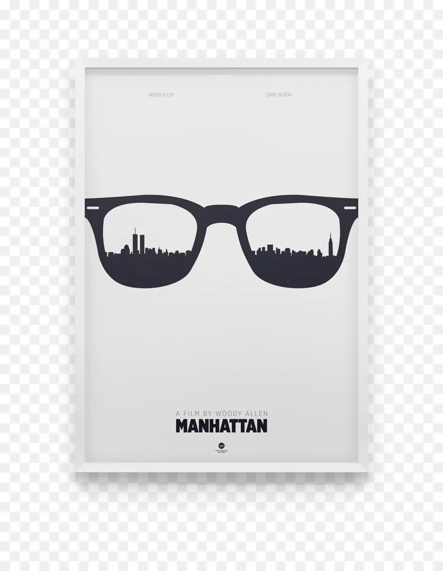 Gafas Con Paisaje Urbano，Póster PNG