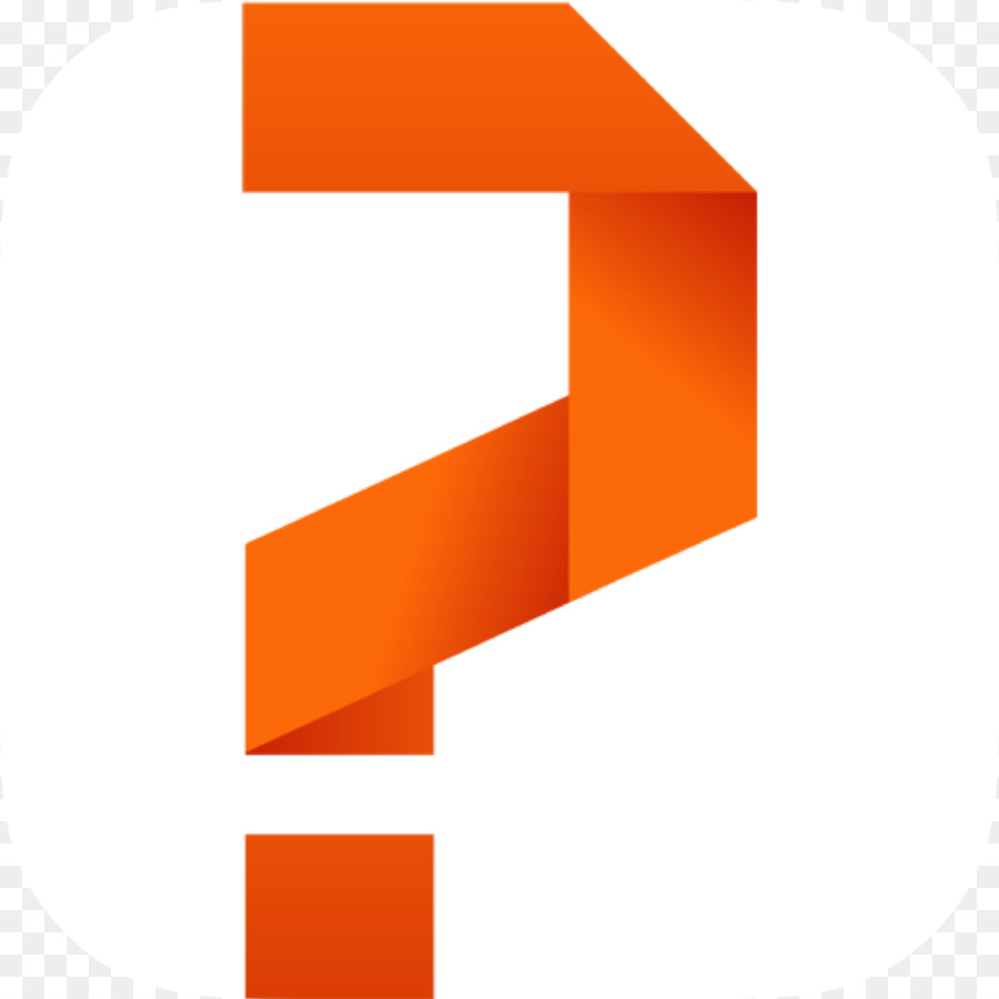 Signo De Interrogación，Naranja PNG