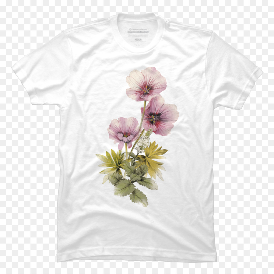 Camiseta Flores，Vestir PNG